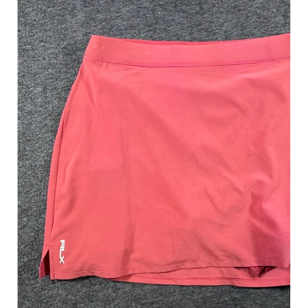 RLX Ralph Lauren Pink Golf Skort Womens Large Wicking Performance Skirt NWT - Picture 6 of 8